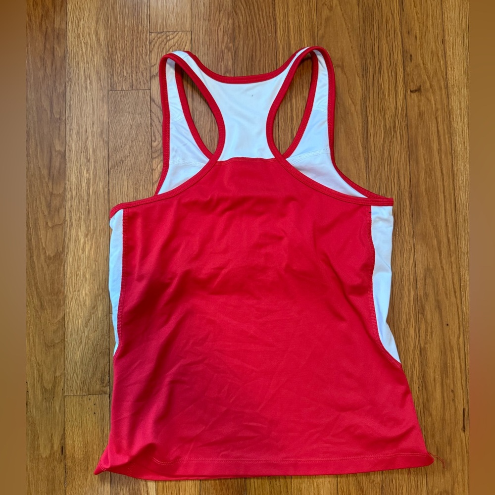Red Nike Workout Tank